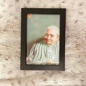 Framed Vintage Portrait of luisa picaretta in Black Frame